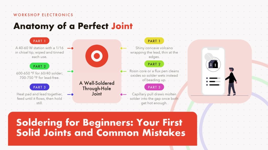 Soldering for Beginners: Your First Solid Joints and Common Mistakes